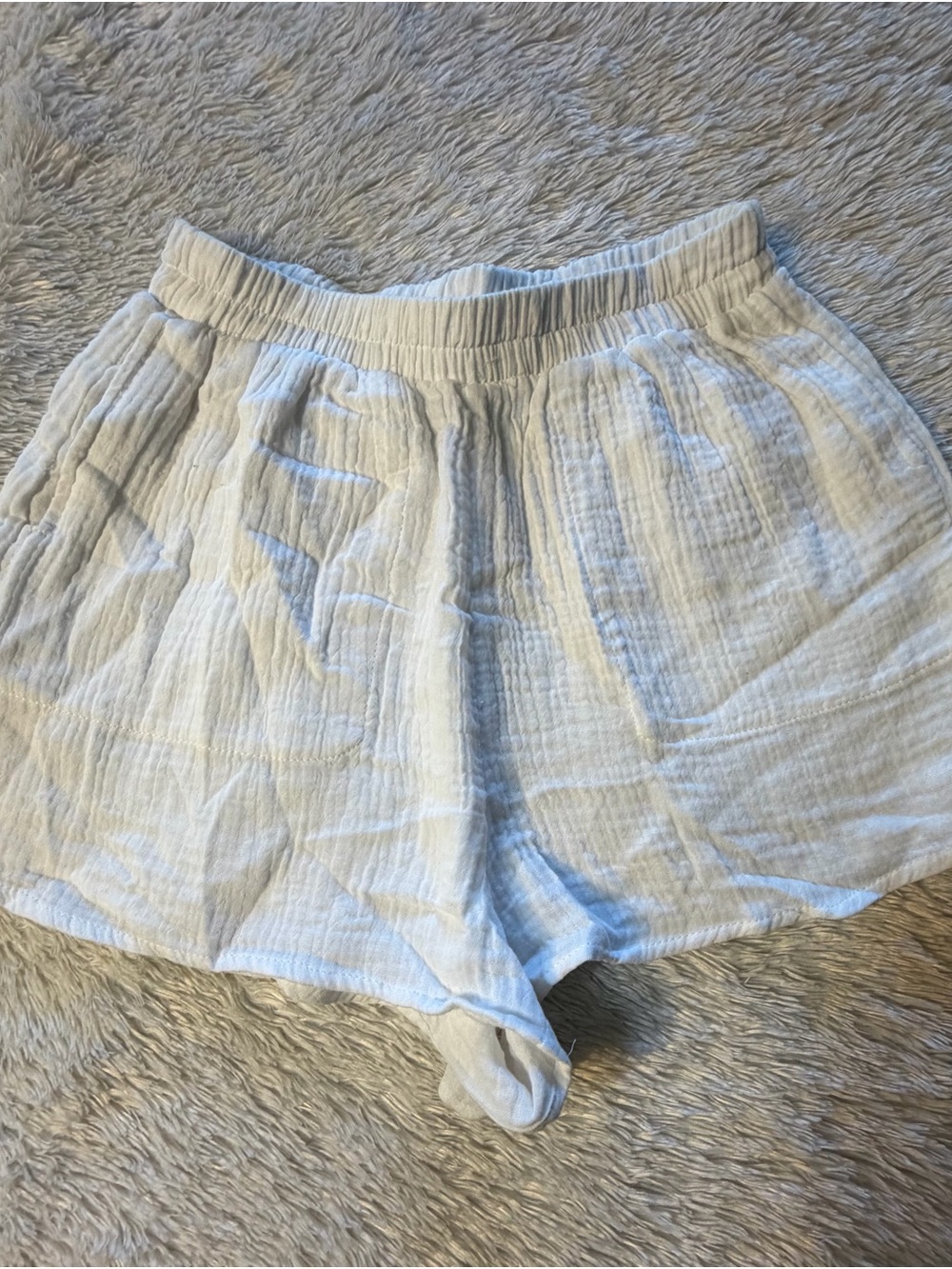 Rue21 white High Waist Woven Shorts